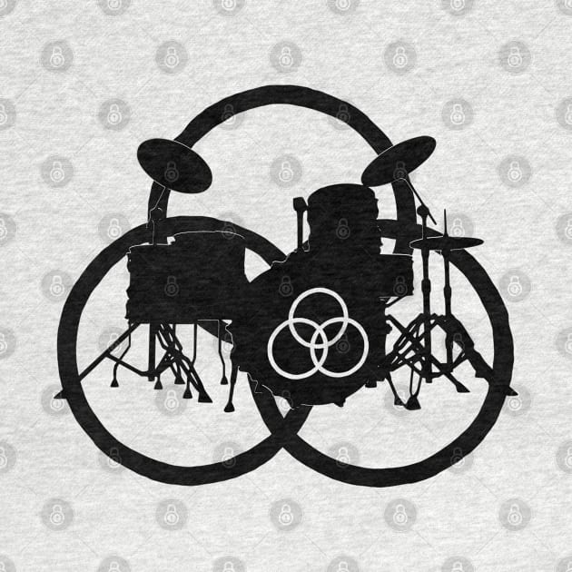 Drums Bonzo Moby Drummer Drumset Drumkit Symbol Gifts For Drummers by blueversion